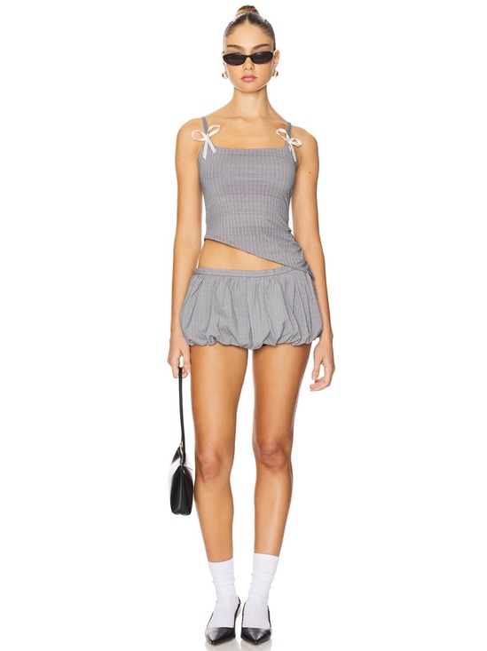 Lioness Pants - Lioness Un Tutu Mini Bubble Skort – Onyx Gingham | NWT | XS